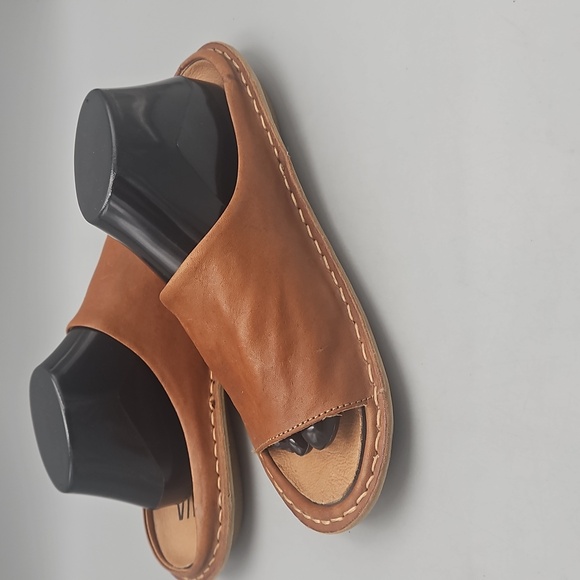 VIBAe Men’s Saint Tropez Leather Sandals Tan Size EU 42 US 9 - Picture 3 of 13